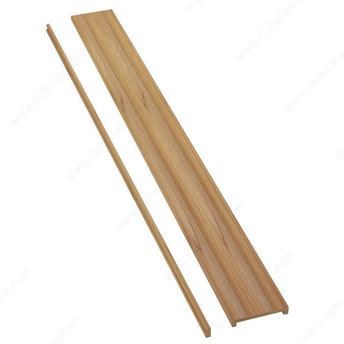 Base and Top Shelf with Moulding