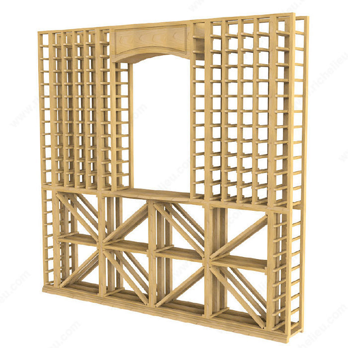 Wooden Wine Rack Set - 304 Bottles