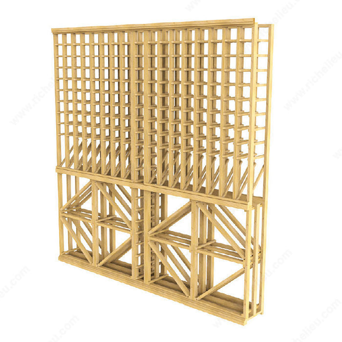 Wooden Wine Rack Set - 324 Bottles