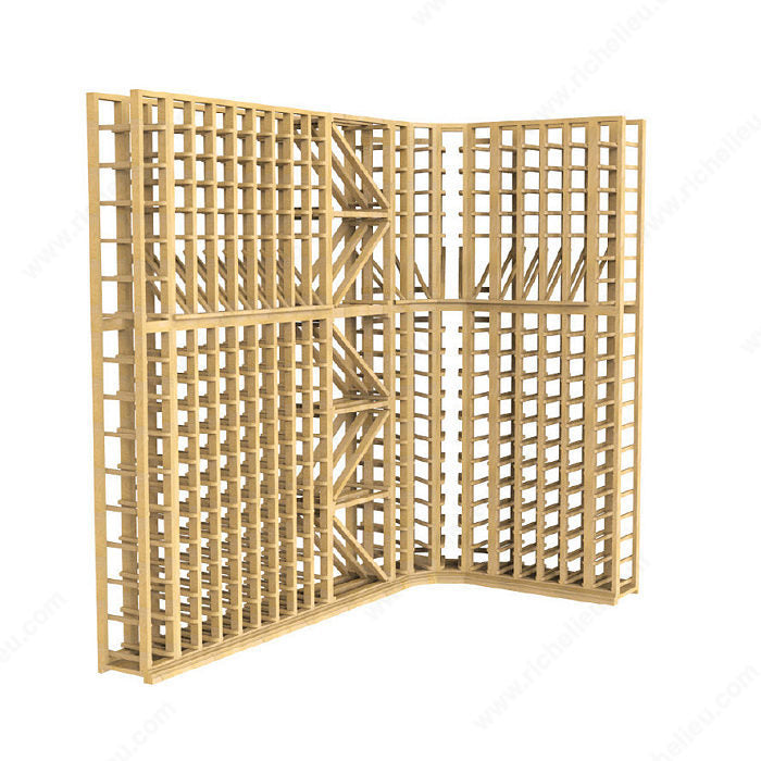 Wooden Wine Rack Set - 415 Bottles