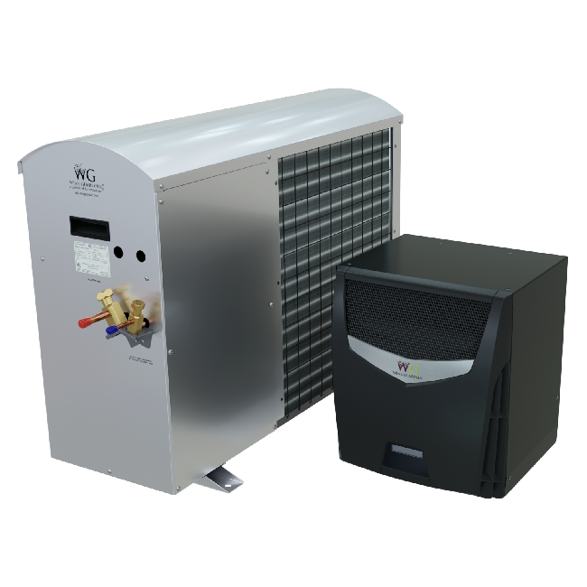 SS018 - Ductless Split System Wine Cellar Cooling Unit - 60Hz